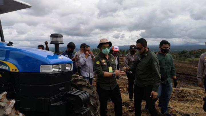 Mentan Tinjau Kawasan Food Estate di Humbahas