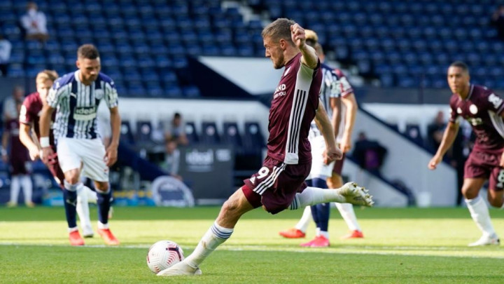 Dua Penalti Vardy Bantu Leicester City Atasi West Brom