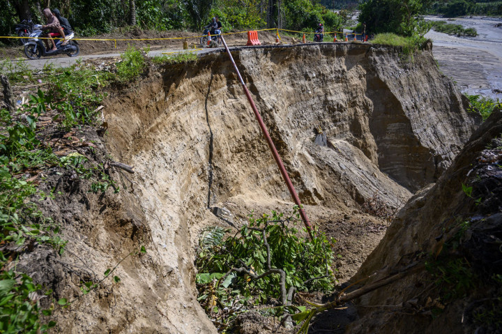 Jalan Penghubung di Palu Terancam Putus Akibat Abrasi