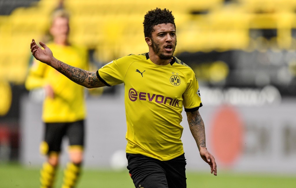Winger Borussia Dortmund, Jadon Sancho (AFP/Martin Meissner)