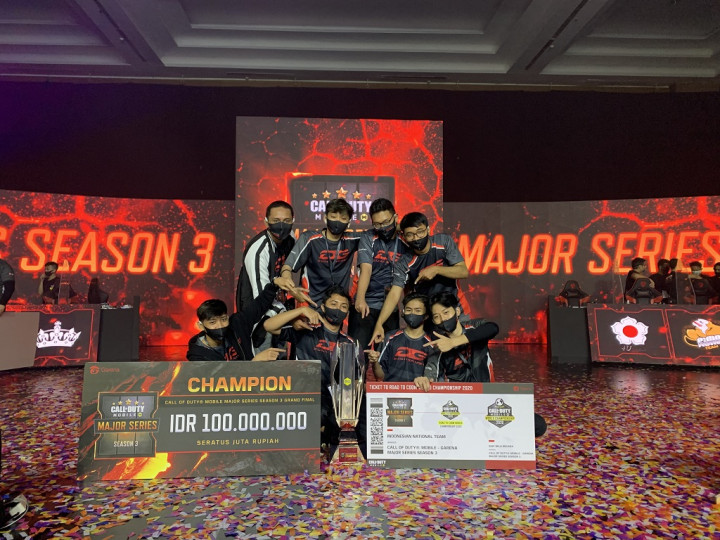 Ini 8 Juara Call of Duty Mobile Garena Major Series Season 3