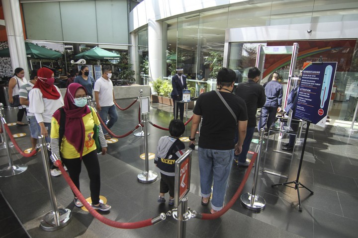 Mobilitas Masyarakat di Tempat Perdagangan Ritel Hampir Normal