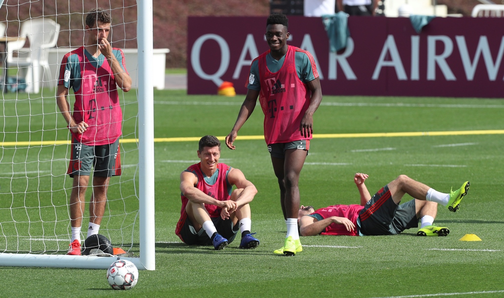 Skuat Bayern Muenchen. (Foto: AFP/Karim Jaafar)