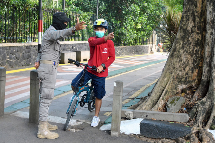 Pedestrian Kebun Raya Bogor Ditutup Sementara