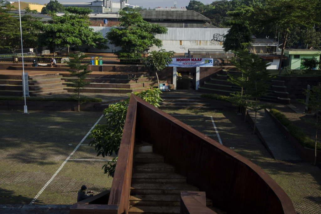 Taman di Kota Bandung Ditutup Sementara