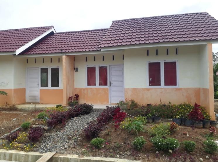 Salah satu Rumah Khusus yang diresmikan Kementerian PUPR di Kab Dharmasraya. Foto: Kementerian PUPR