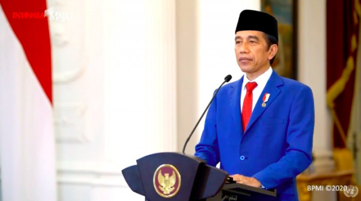 Pidato Pertama di PBB, Jokowi: Covid-19 Tak Kenal Batas Negara