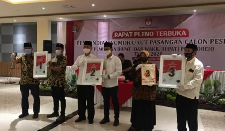Pengundian Nomor Urut Peserta Pilkada Purworejo Digelar Tertutup