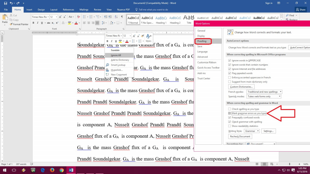 Cara Hilangkan Garis Merah Di Microsoft Word