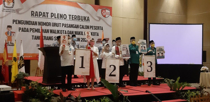 Pilkada Tangsel, Muhamad-Rahayu Nomor Urut 1