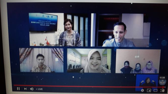 Ditanya Nadiem, Mahasiswa dari Pontianak 'Curhat' Soal Sinyal Internet