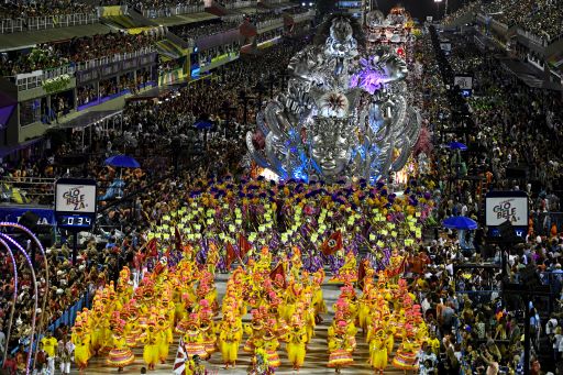 Karnaval Rio de Janeiro yang terkenal di dunia. Foto: AFP.