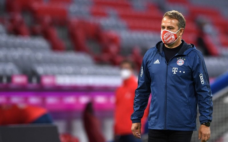 Pelatih Bayern Muenchen, Hans-Dieter Flick (AFP/Christof Stache)