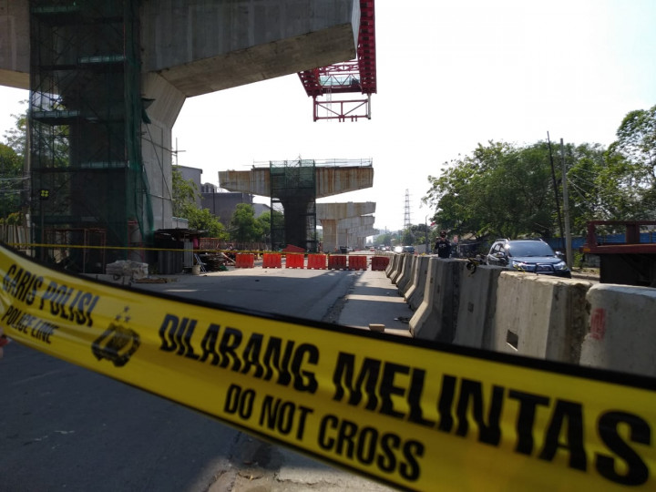 Pengendara Motor Tewas Tertimpa Besi Proyek Tol Kelapa Gading-Pulo Gebang