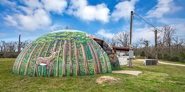 Unik! Rumah Texas Penuh Warna di Bawah Tanah