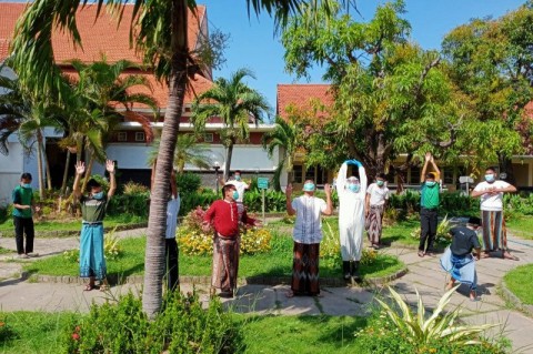 Ilustrasi--Santri Pondok Gontor terpapar covid-19 saat menjalani karantina di RS Lapangan Indrapura, Surabaya. (Foto: Istimewa)