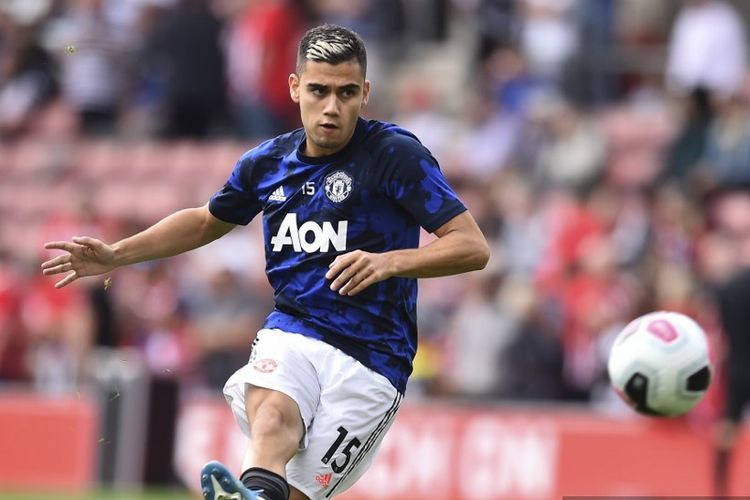 Gelandang Manchester United, Andreas Pereira (AFP/Gkyn Kirk)