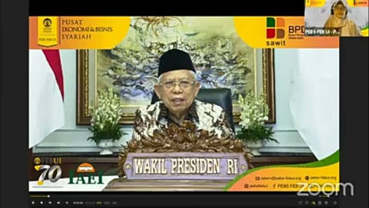 Wapres Resmikan Peluncuran Program Santripreneur Berbasis UKMK Kelapa Sawit