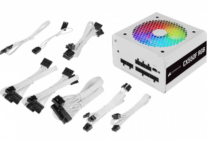 Corsair CX550F RGB, Warna Menarik Ditambah RGB