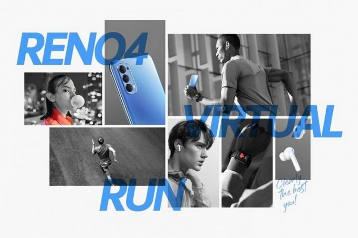 Oppo Buka Pendaftaran Reno 4 Virtual Run