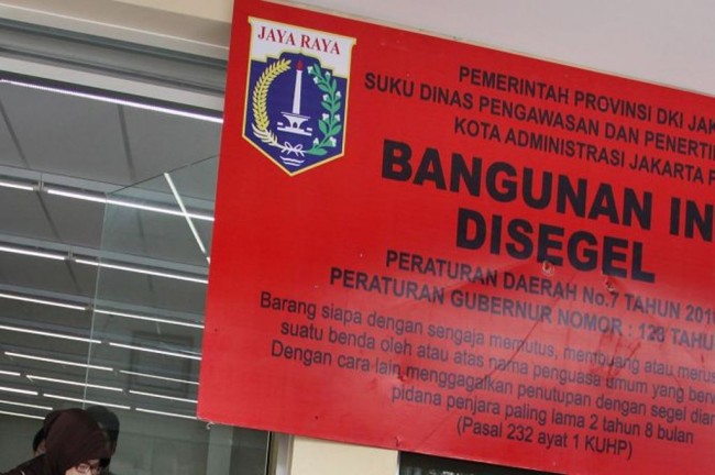 Tempat Hiburan Malam di Taman Sari Disegel