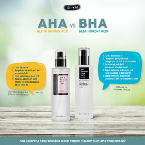 Perbedaan AHA vs BHA yang Perlu Kamu Ketahui