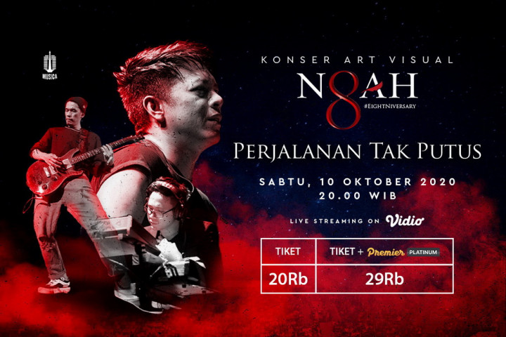 Rayakan 8 Tahun Berkarya, Noah Gelar Konser di Tanggal Cantik
