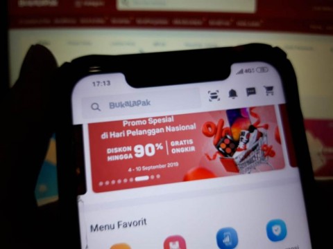 Marketplace Bukalapak membuka fintech reksa dana dalam memperluas pilihan berinvestasi. Foto: Medcom.id