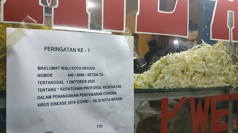 Restoran di Bekasi Boleh Buka 24 Jam, Tapi Cuma Layani Take Away