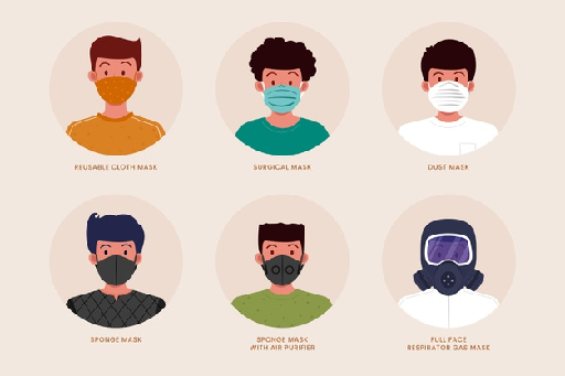 Centers for Disease Control and Prevention (CDC) mengajak semua orang untuk menggunakan masker atau penutup wajah ketika berada di ruang publik. (Foto: Ilustrasi. Dok. Freepik.com)