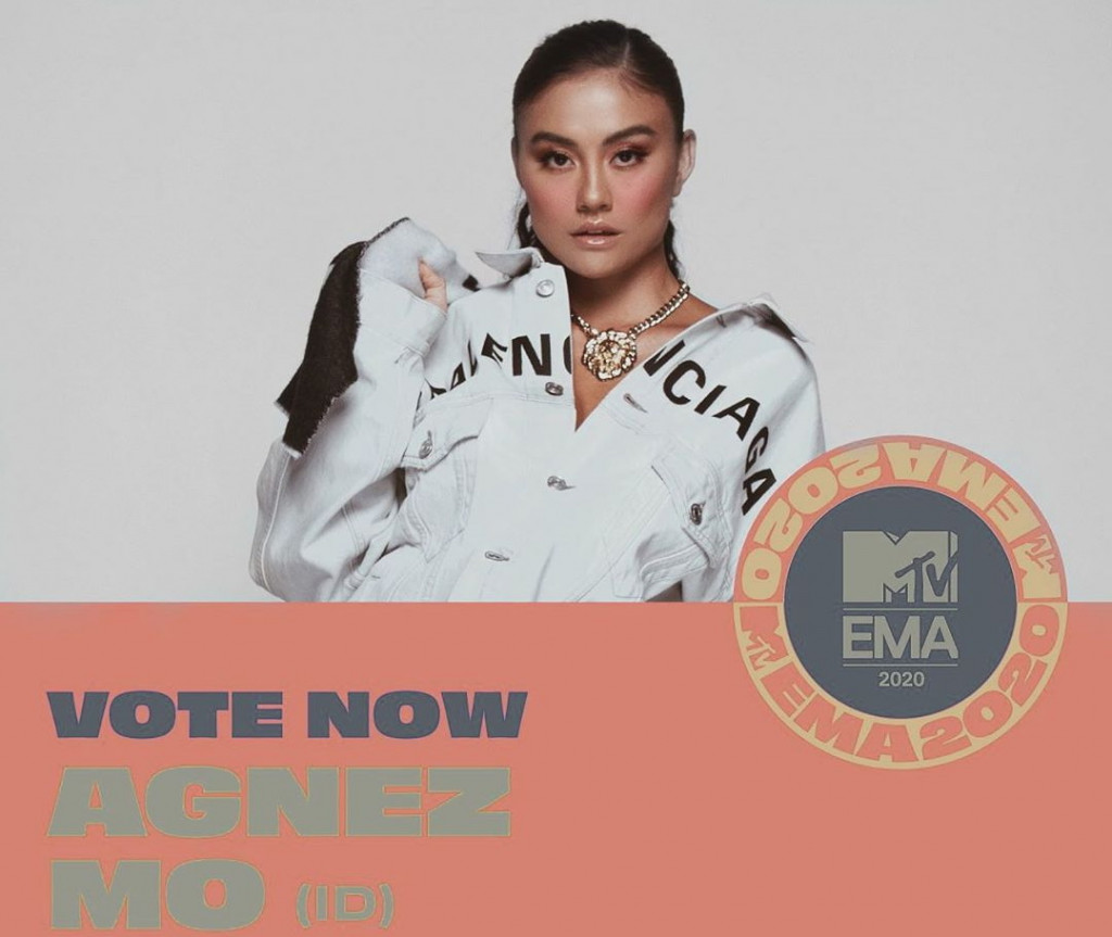 Agnez Mo di MTV Europe Music Awards (EMA) 