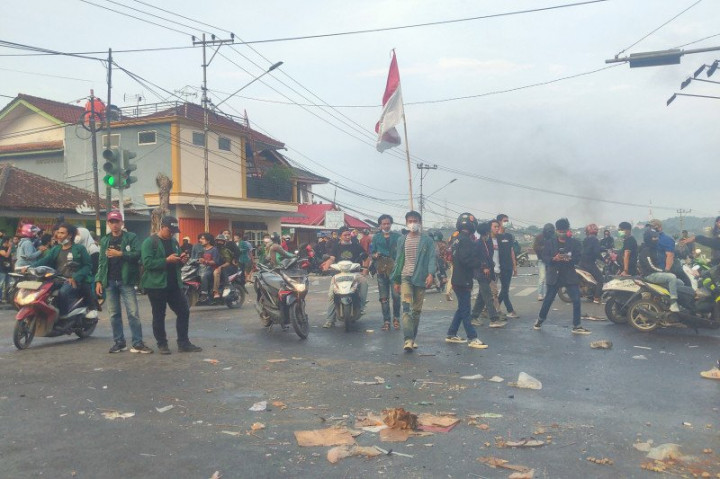 Polisi Pastikan Tak Ada Korban Jiwa Saat Demo Ricuh di Lampung