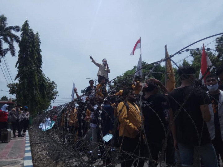 Aksi Tolak UU Cipta Kerja di Sumenep Terjadi Dua Gelombang