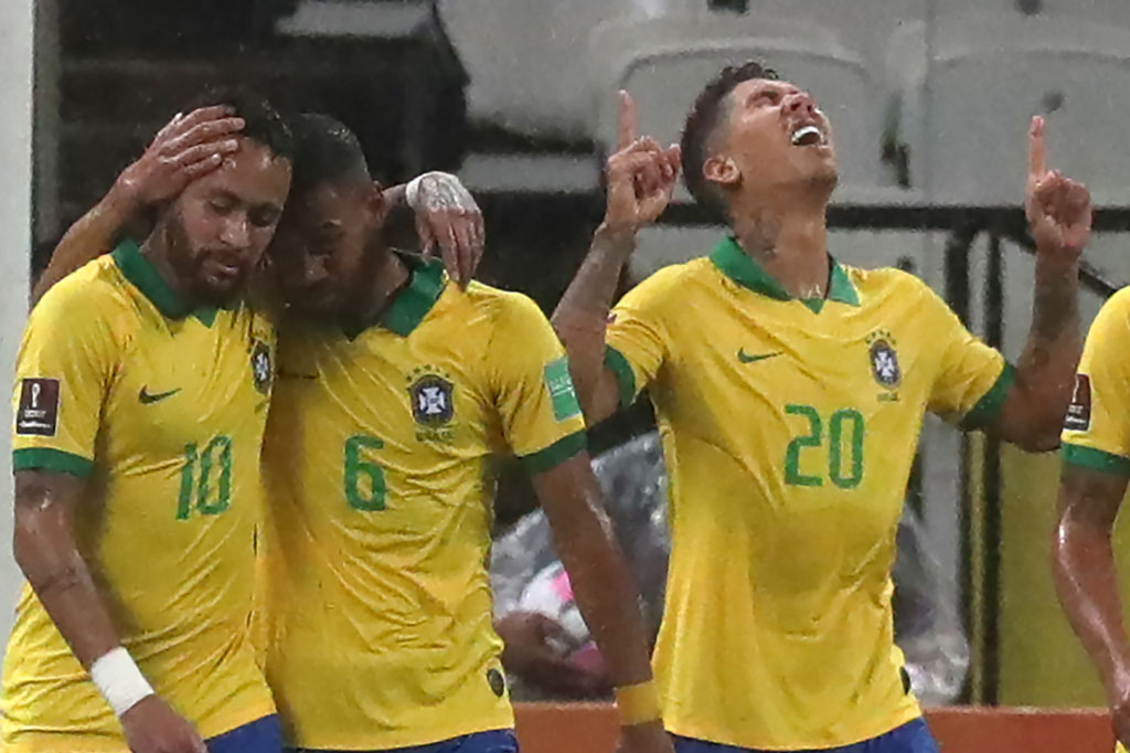 Brace Firmino Bawa Brasil Libas Bolivia 5-0