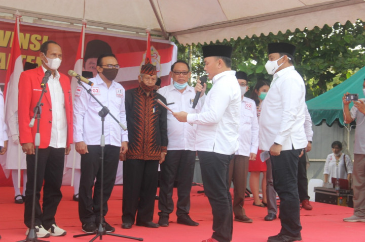 Paslon Pilgub Kalteng Sugianto-Edy Kukuhkan Tim Pemenangan