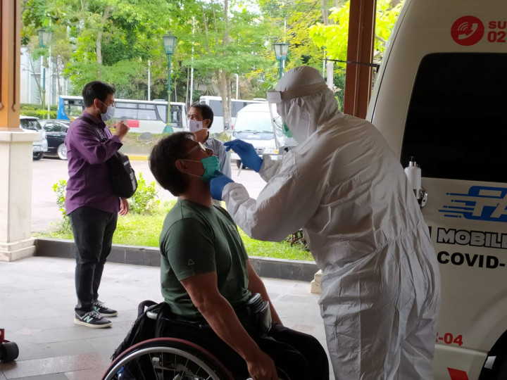 Pelatnas Terpusat di Solo, Seluruh Atlet Paralimpiade Jalani Tes Swab