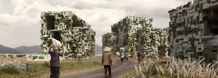 Desa Ramah Lingkungan yang Dibangun dari Alga