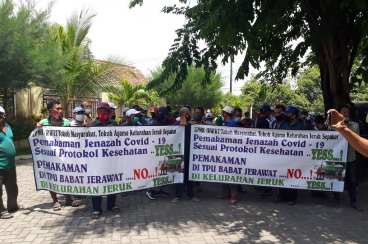 Ketua RT-RW di Surabaya Tolak Aturan Pemakaman Pasien Covid-19