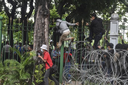 Antisipasi Demo, Jalan Menuju Istana Merdeka Ditutup