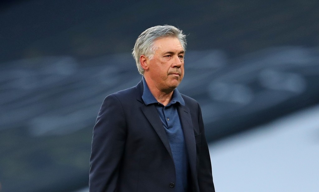 Pelatih Everton, Carlo Ancelotti (AFP/Catherine Ivill)