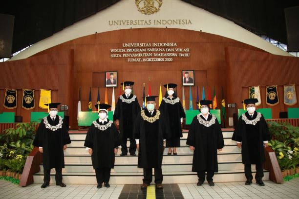 Wisuda daring UI. Foto: Dok. UI