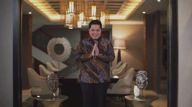 Menteri BUMN Erick Thohir. Foto: YouTube
