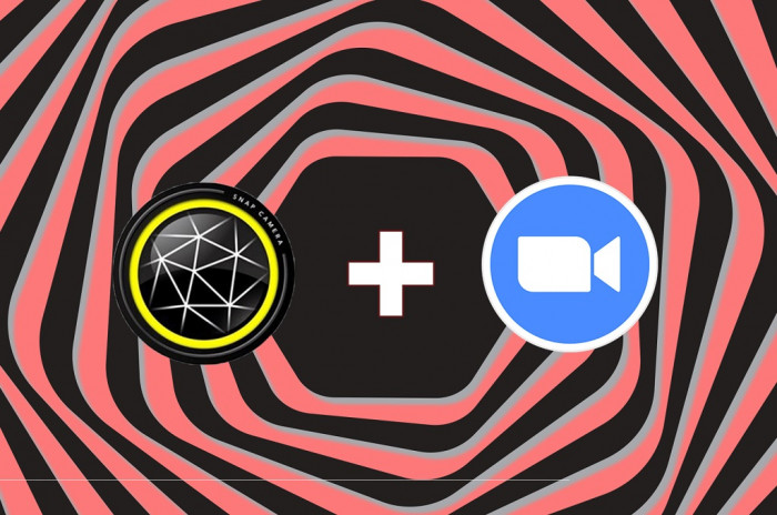 menggunakan snap camera di zoom