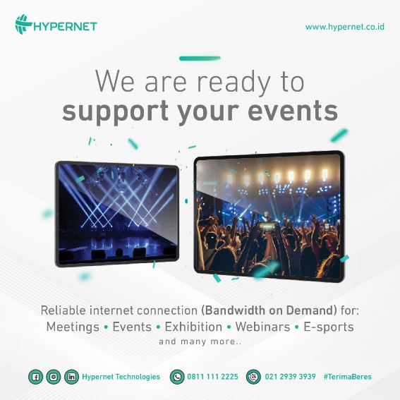 Hypernet Hadirkan Solusi Acara Online Tanpa Khawatir Kendala Jaringan