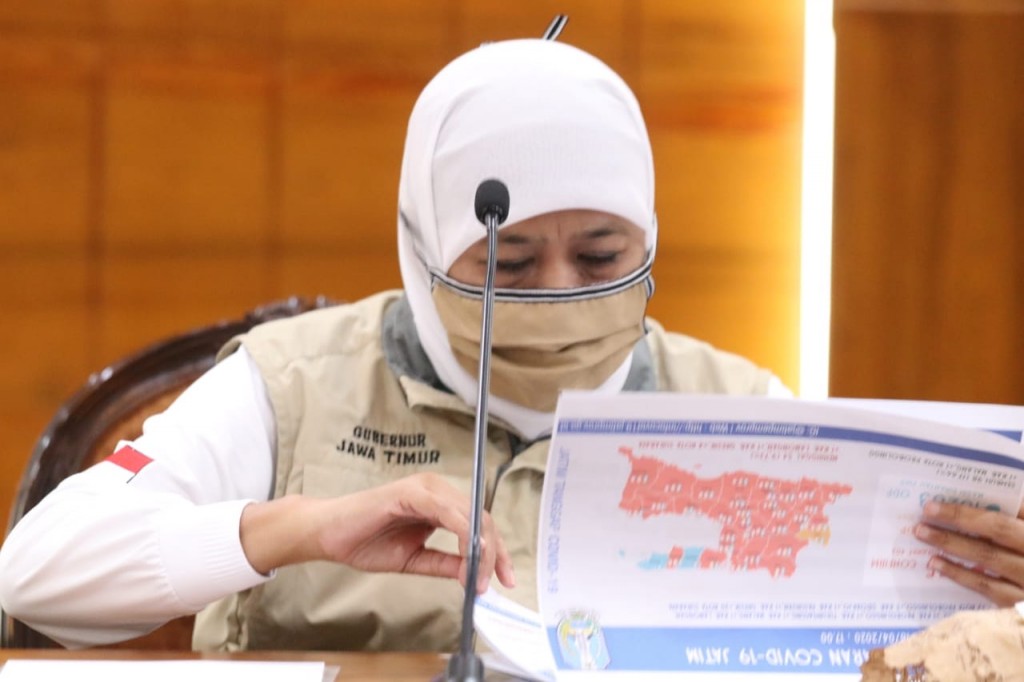 Gubernur Jawa Timur Khofifah Indar Parawansa. Medcom.id/Amaluddin