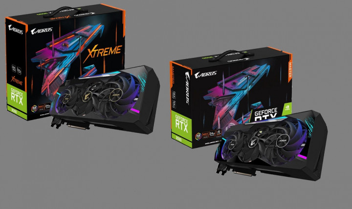 Gigabyte Rilis 4 VGA Aorus GeForce RTX 3000 Series