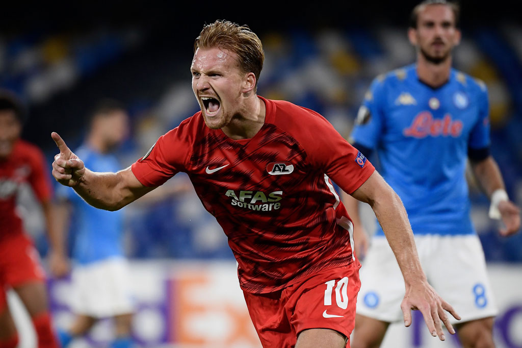 Napoli vs AZ Alkmaar: Il Partenopei Takluk 0-1