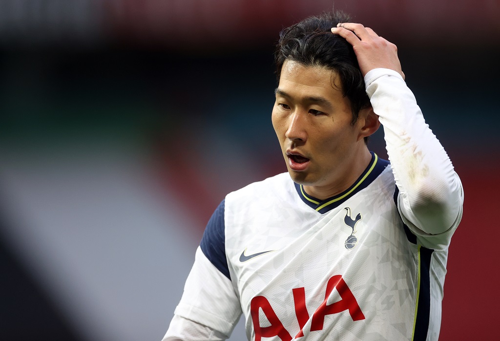 Son Heung-min. (CARL RECINE / AFP)