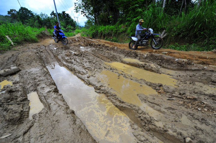 Parah! Akses Jalan Desa Terpencil di Jambi