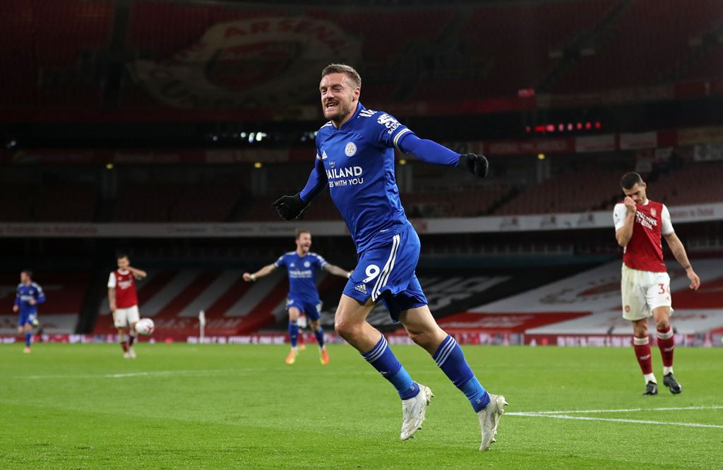 Jamie Vardy. (Foto: AFP/Catherine Ivill)